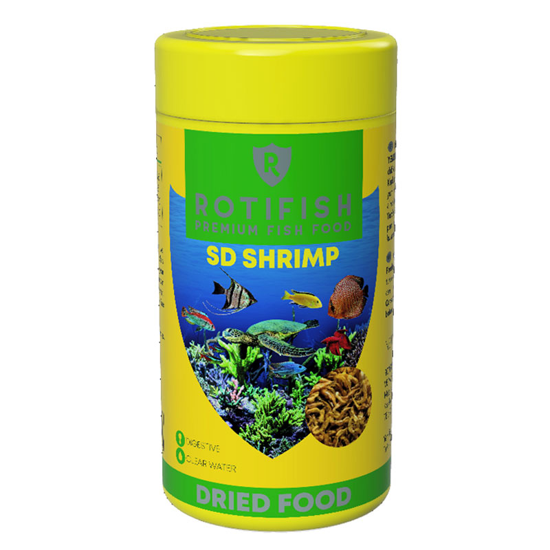 Rotifish Sd Shrimp Kurutulmuş Karides Canlı Balık Yemi 100 ml | 23,60 TL