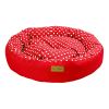 Dubex Tarte Köpek Kedi Yatağı Yuvarlak Kırmızı Medium | 323,16 TL