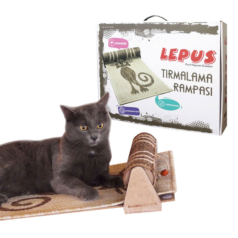 Lepus Kedi Tırmalama Rampası Yıkanabilen Antibakteriyel Halı | 212,29 TL