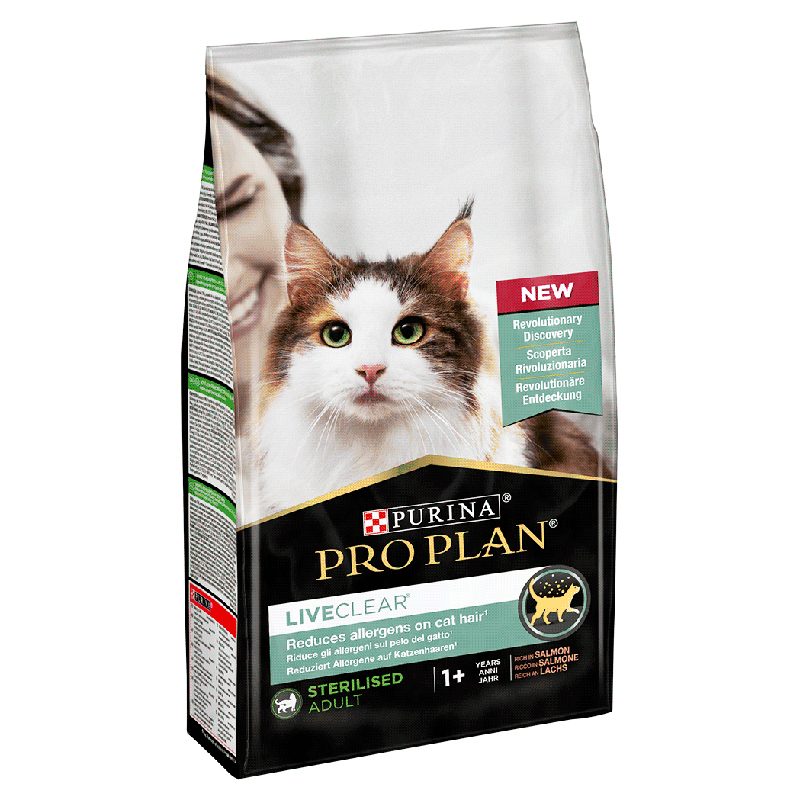 ProPlan Liveclear Kısırlaştırılmış Kedi Maması Somonlu 1,4 kg | 810,64 TL