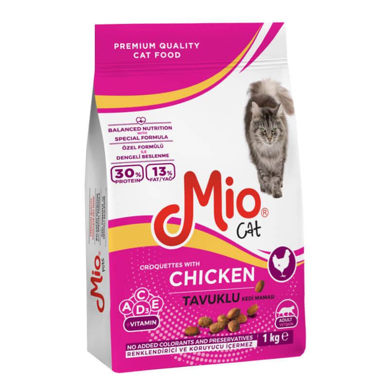 Mio Tavuklu Yetişkin Kedi Maması 1 Kg | 69,94 TL