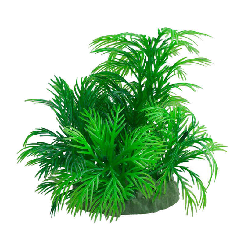 Plastik Yapraklı Yeşil Akvaryum Bitkisi 10x8 cm | 24,19 TL