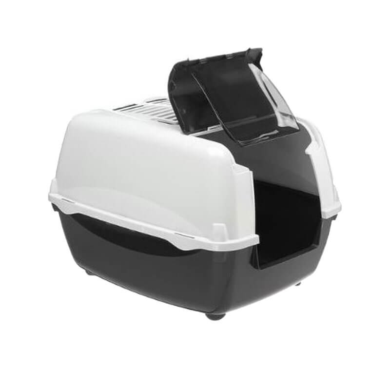 Ferplast Bella Cabrio Filtreli Kedi Tuvalet Kabı Siyah 43,5x56x38 cm | 583,38 TL