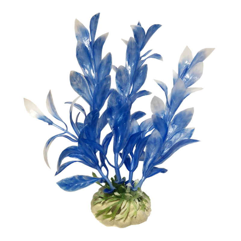 Renkli Plastik Yapraklı Akvaryum Bitkisi 16 cm | 8,98 TL