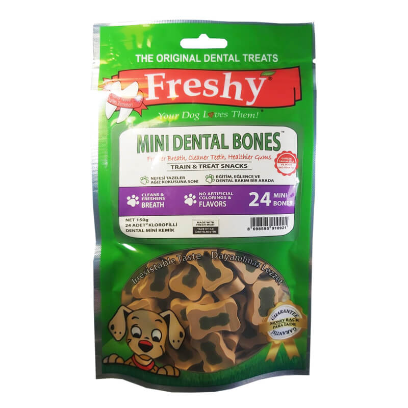 Freshy Mini Dental Bones Köpek Ödülü 150 gr 24 Adet | 74,66 TL