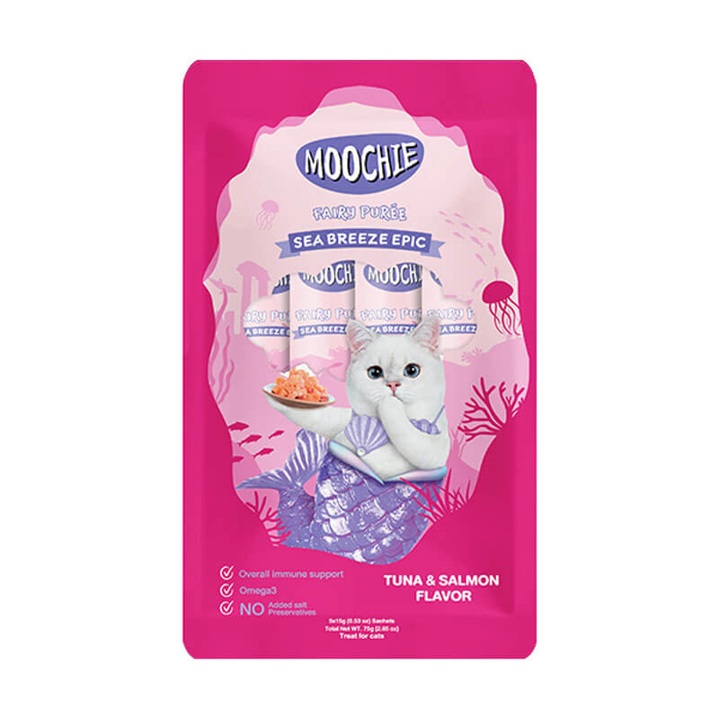 Moochie Sıvı Kedi Ödülü Ton Ve Somon Balıklı 15gr X 5 Adet | 68,14 TL