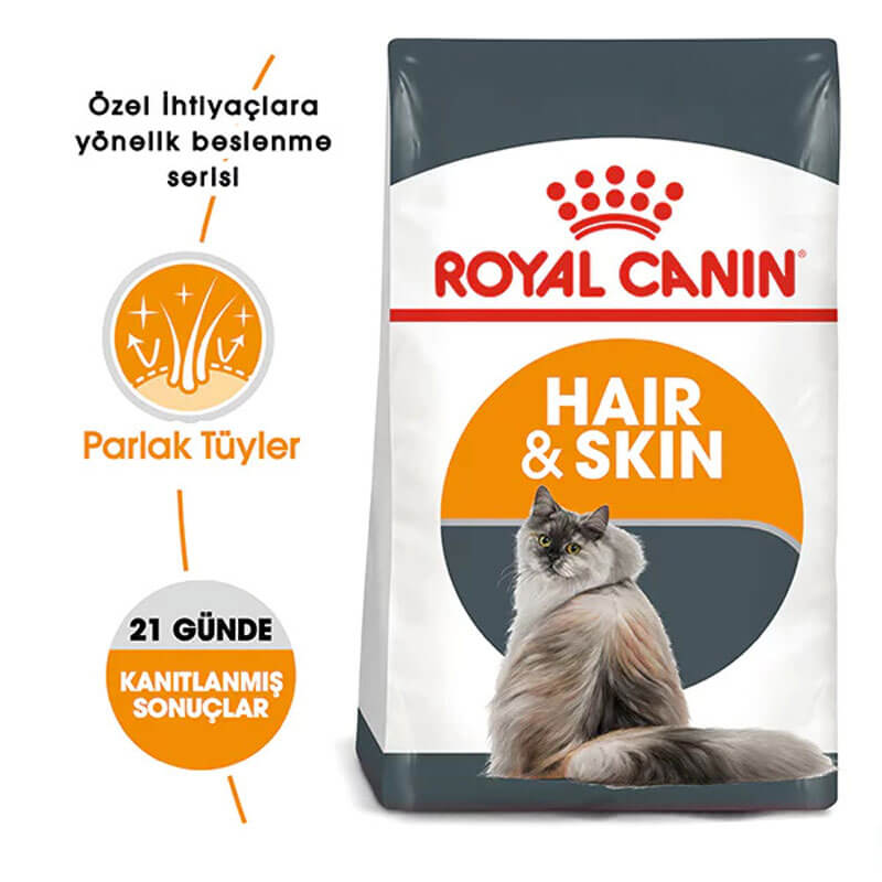 Royal Canin Hair Skin Deri ve Tüy Sağlığı İçin Tavuklu Yetişkin Kedi Maması 4 Kg | 1.911,00 TL