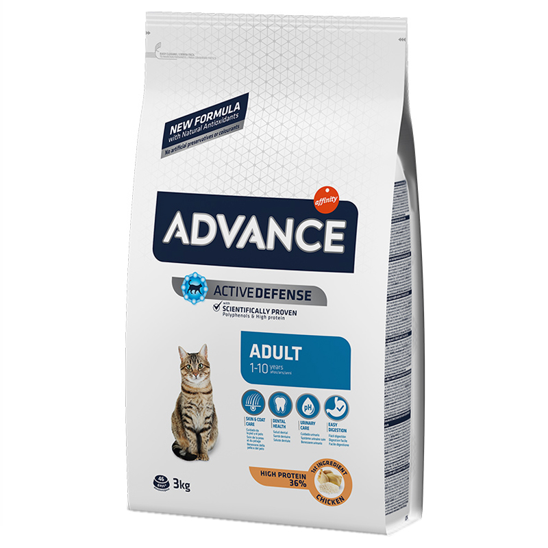 Advance Tavuklu Ve Pirinçli Yetişkin Kedi Maması 3 Kg | 787,39 TL