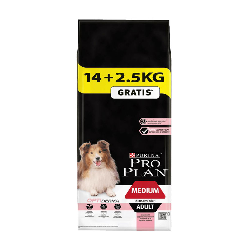 ProPlan Somonlu Orta Boy Yetişkin Köpek Maması 14 kg + 2,5 Kg Hediye | 844,98 TL