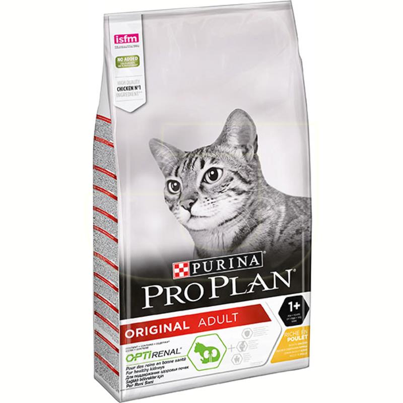 ProPlan Original Adult Optirenal Tavuklu Yetişkin Kedi Maması 3 Kg | 256,46 TL